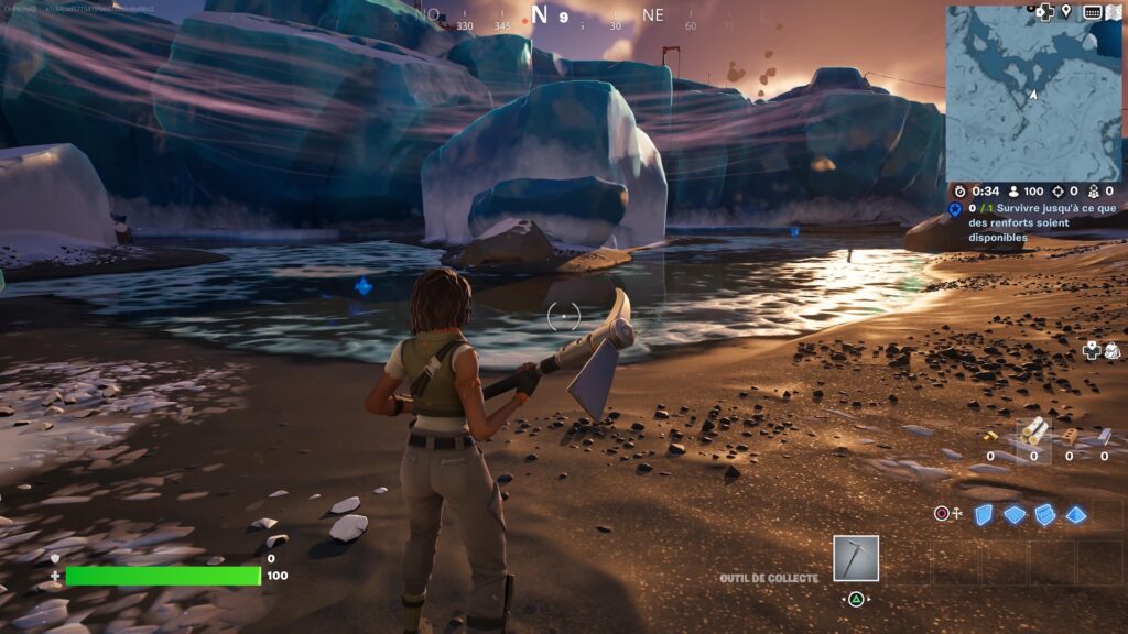 Fortnite sous Unreal Engine 5.1 // Source : Capture PS5