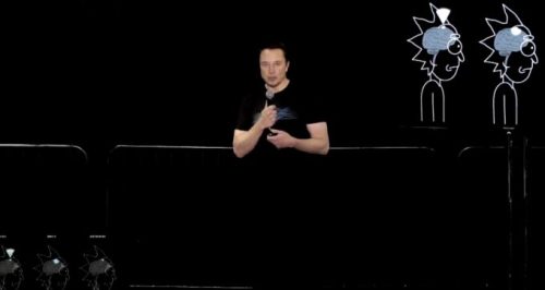 Elon Musk à la présentation Neuralink du 30 novembre 2022 // Source : YT/Neuralink
