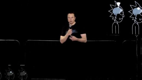 Elon Musk à la présentation Neuralink du 30 novembre 2022 // Source : YT/Neuralink
