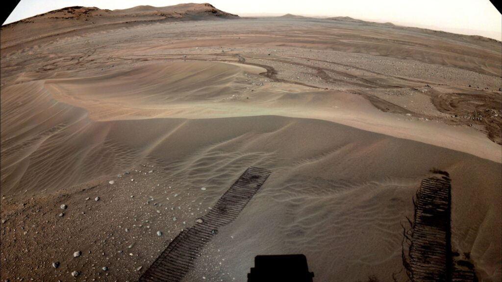 Three Forks, la zone choisie sur Mars. // Source : NASA/JPL-Caltech/ASU/MSSS