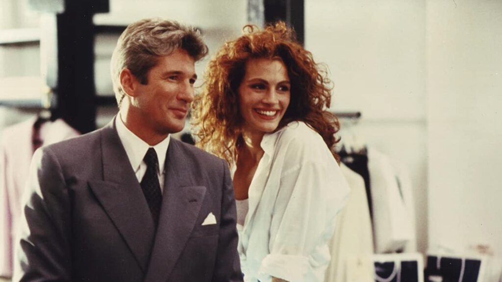 Richard Gere et Julias Roberts dans Pretty Woman (1990)