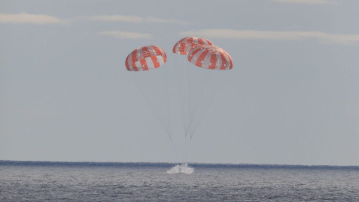 Le retour d'Artémis. // Source : Flickr/CC/Nasa Johnson (photo recadrée)