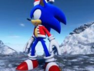 Sonic en mode Père Noël // Source : Sega