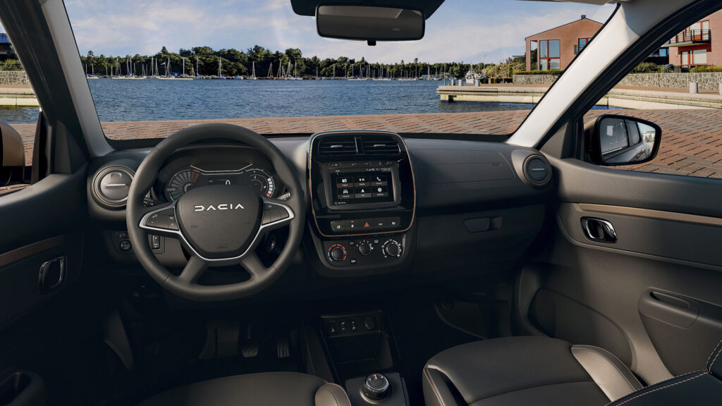 Interior of the Dacia Spring Extreme // Source: Dacia