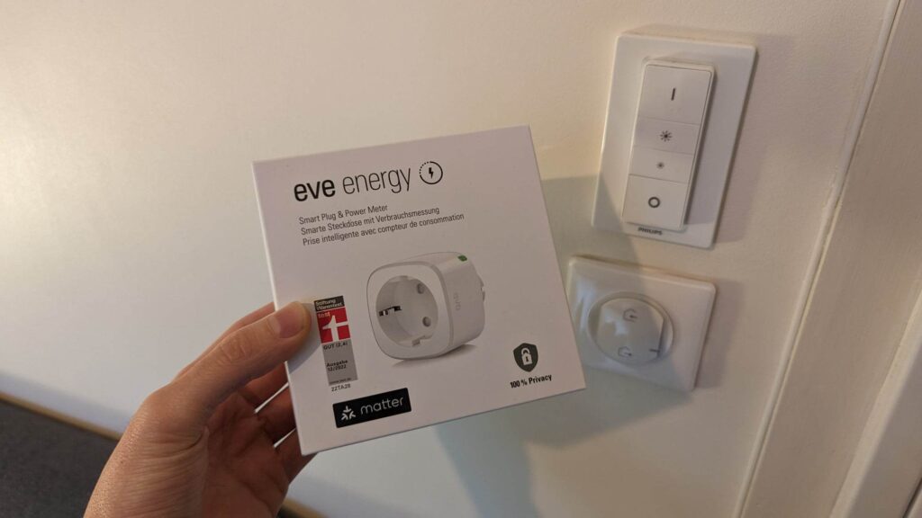 The Eve Energy plug, Matter version, received by Numerama.  // Source: Numerama