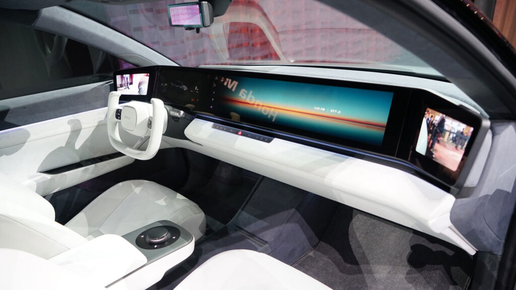 Interior of Sony's Afeela prototype // Source: Ulrich Rozier
