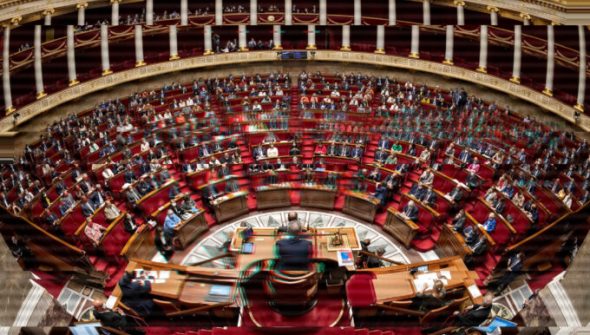 L’hémicycle parlementaire. // Source: Assemblée nationale