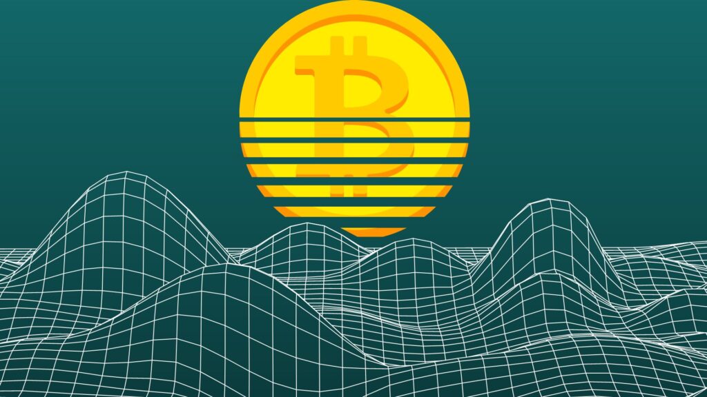 Le bitcoin s'appuie sur une blockchain // Source : Canva Le bitcoin s'appuie sur une blockchain // Source : Canva