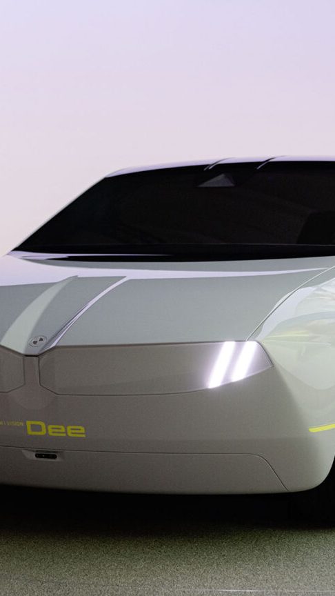 BMW i Vision Dee en attente  // Source : BMW