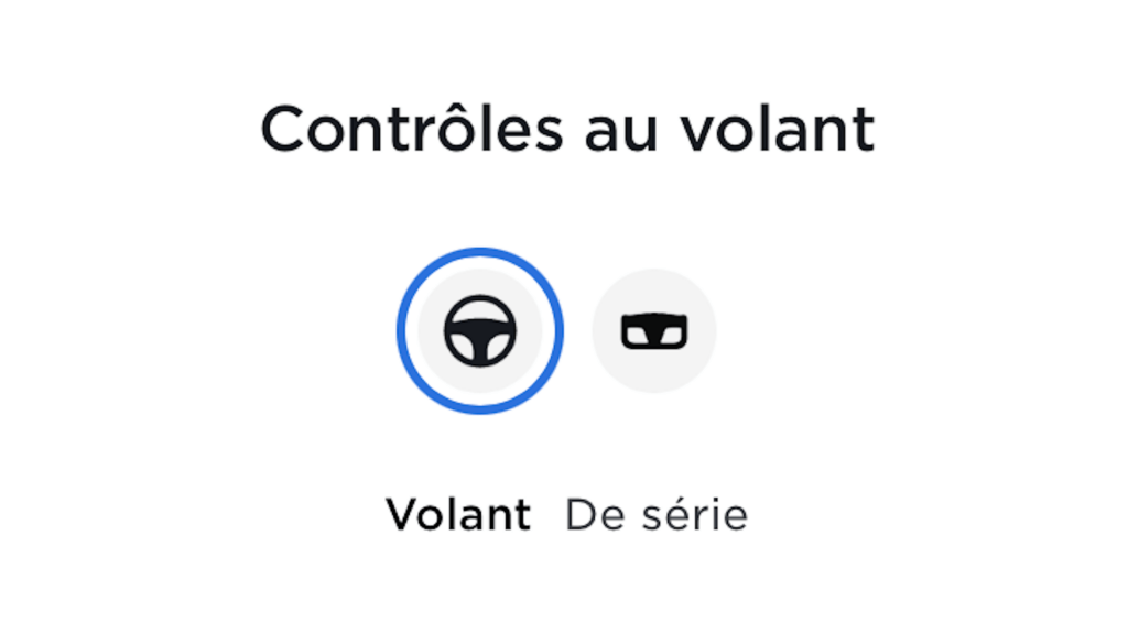 Volant Yoke ou normal chez Tesla // Source : Tesla