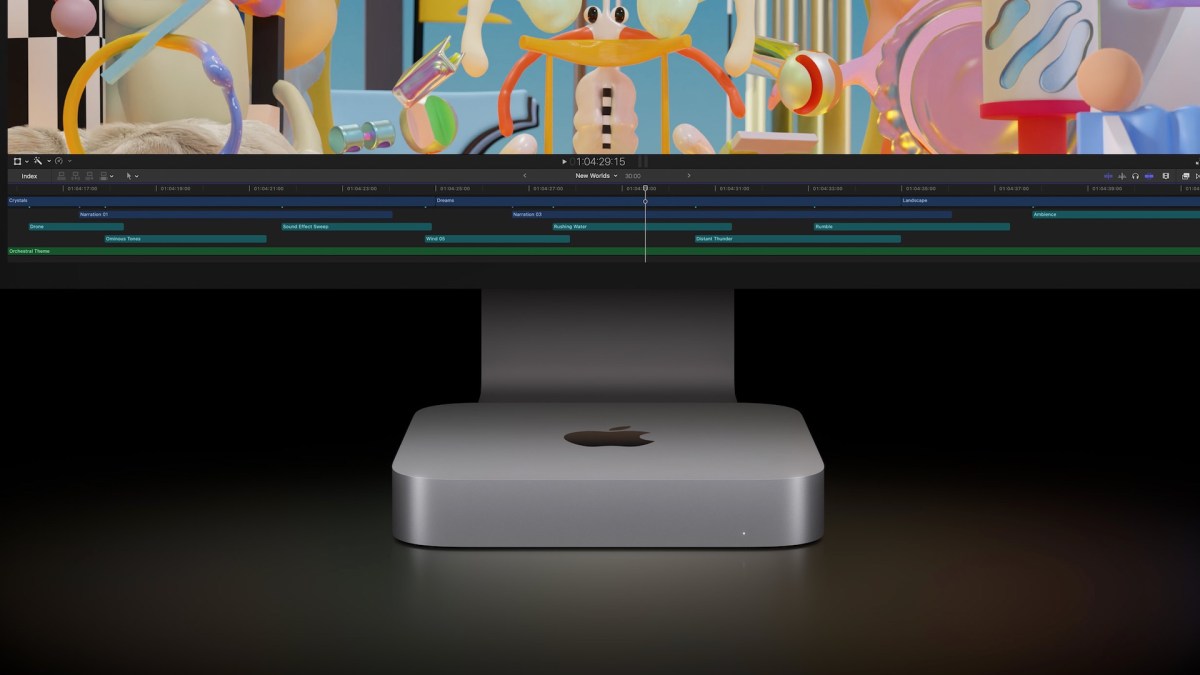 Apple Mac mini (M2) x Studio Display // Source : Apple