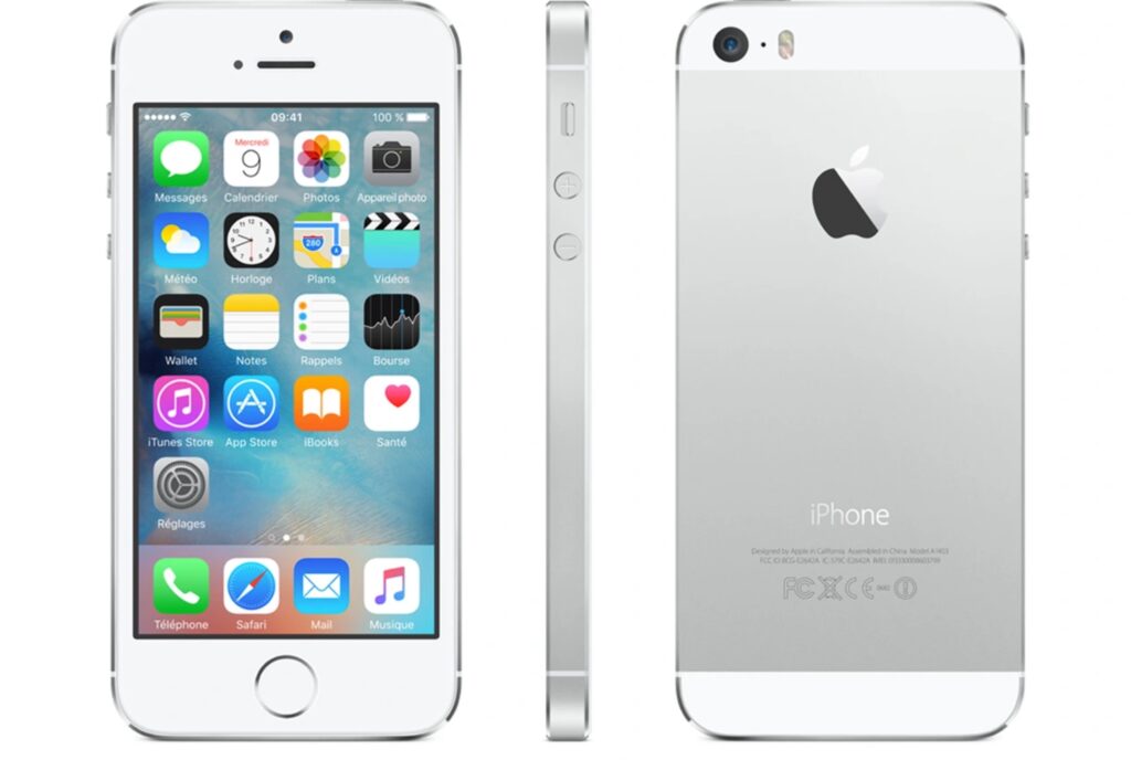 L'iPhone 5s était le premier avec un capteur d'empreintes Touch ID. // Source : Apple