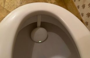 Un Withings U-Scan dans les toilettes. // Source : Numerama