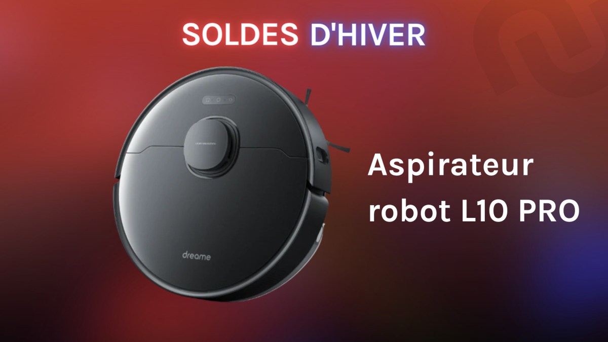 Aspirateur robot DREAME L10 PRO // Source : Numerama