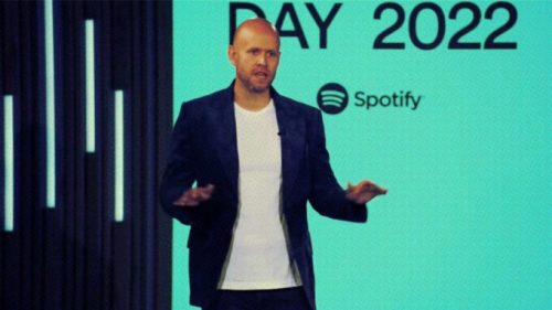 Daniel Ek, le patron de Spotify // Source : YouTube / Spotify