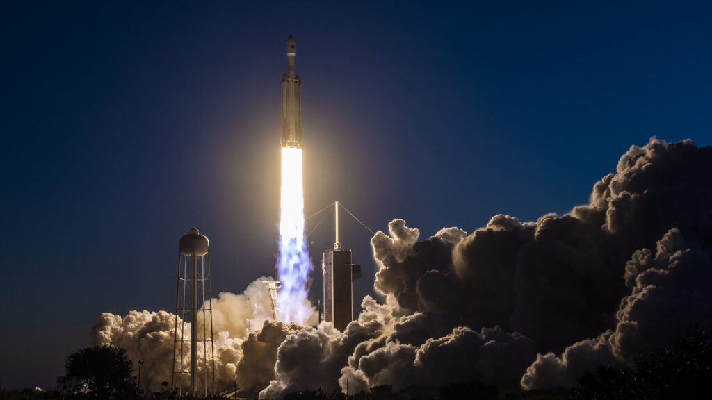 décollage Falcon Heavy