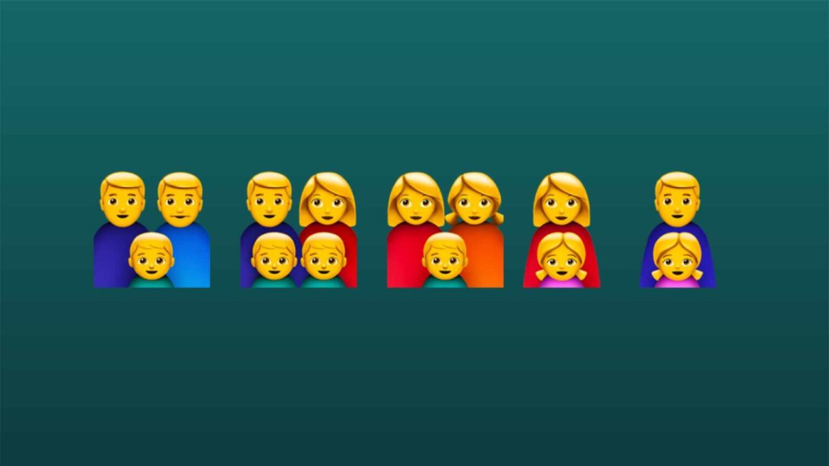 Les émojis familles sont-ils devenus trop compliqués ? // Source : Montage Numerama