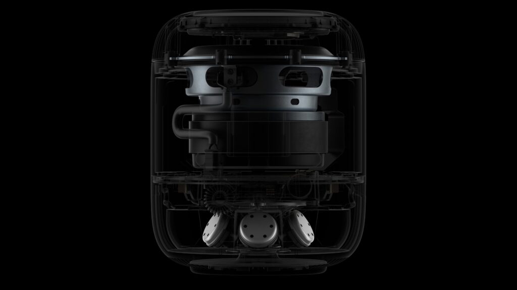 L'intérieur du HomePod. // Source : Apple