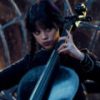 Mercredi et son fameux violoncelle // Source : Netflix