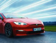 La Tesla Model S Plaid en mode Dragster // Source : Thomas Ancelle pour Numerama