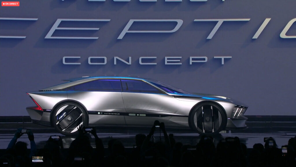 Peugeot Inception Concept au CES Las Vegas // Source : Capture vidéo live CES de Peugeot