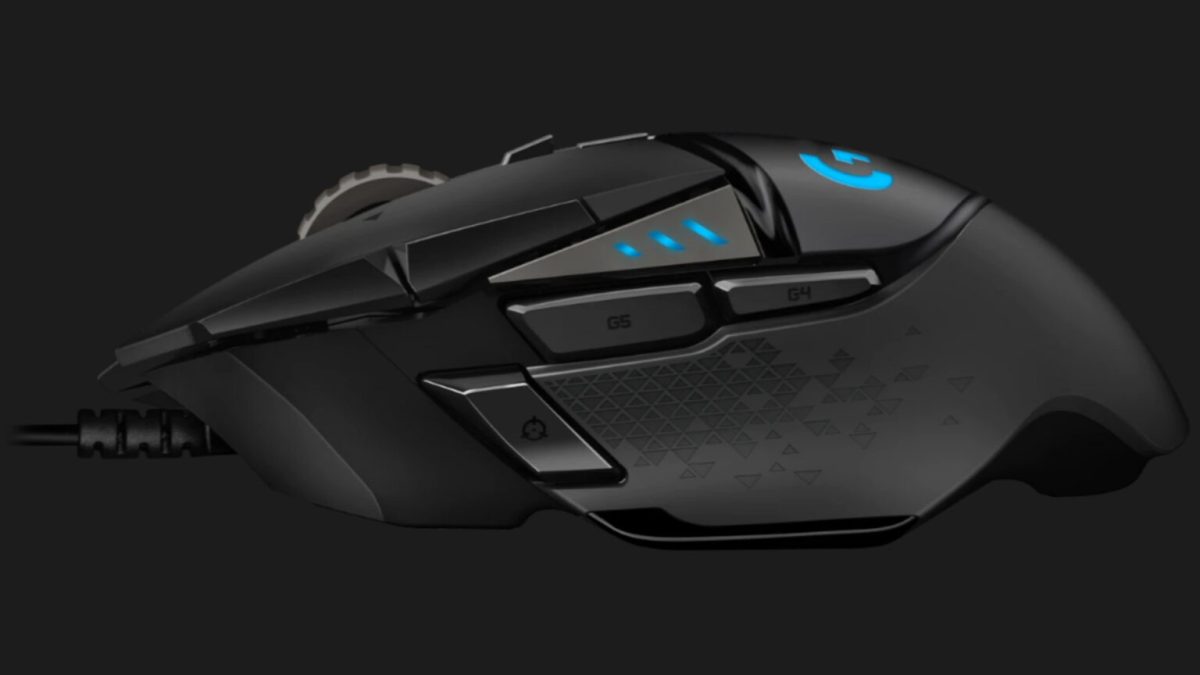 La souris filaire Logitech G502 HERO // Source : Logitech