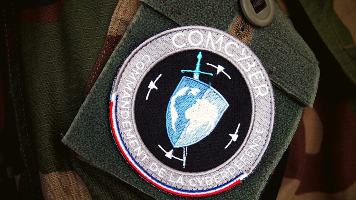 Le patch du ComCyber // Source : Commandement de la cyberdéfense