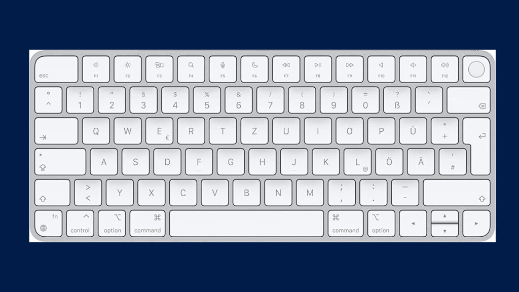 Le Magic Keyboard possède le Touch ID // Source : Apple