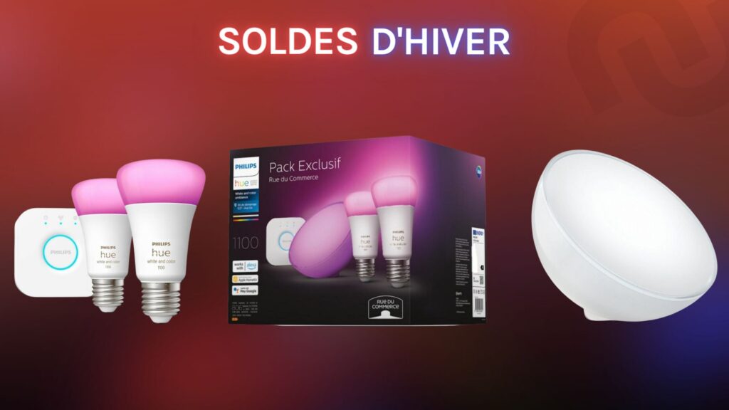 Le Pack Philips Hue soldé