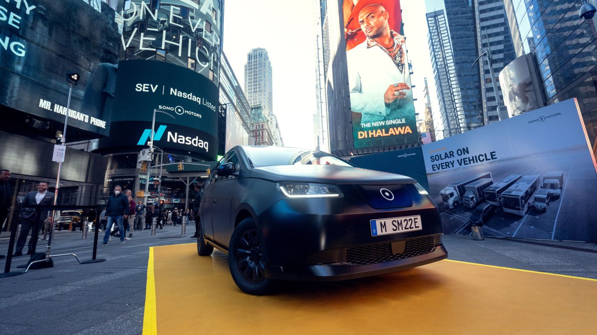 Sono Motors Sion à New York // Source : Sono Motors