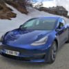 Tesla Model 3 en hiver // Source : Raphaelle Baut