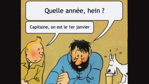 Source : Même Tintin, pour l'année