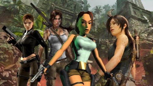 Lara Croft traverse les années depuis 1996. // Source : Crystal Dinamics