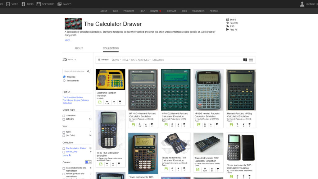 Calculator Drawer