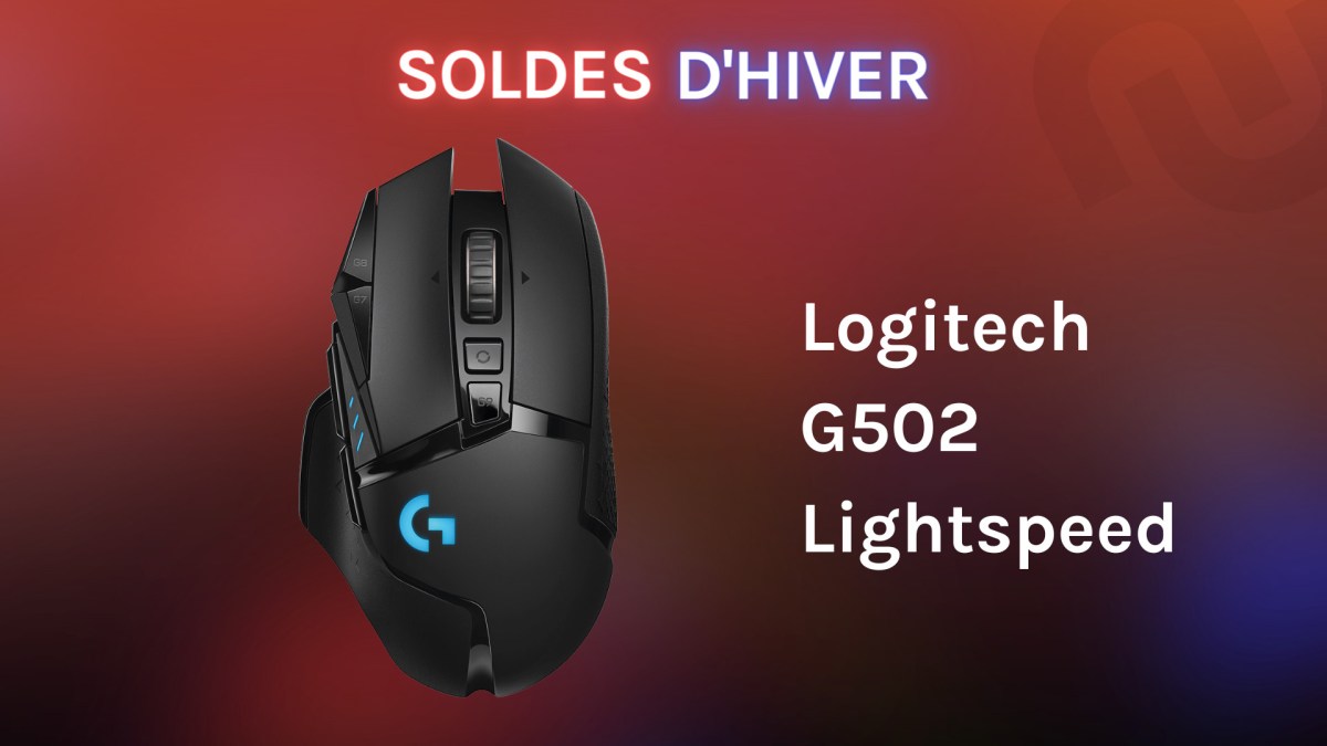 Logitech G502 Lightspeed // Source : Numerama