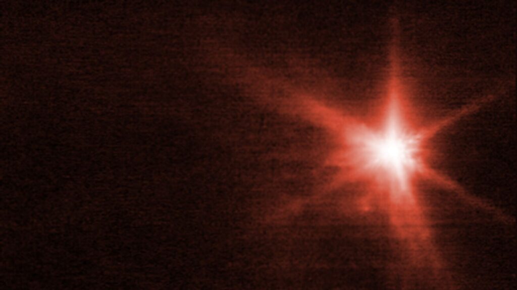 L'impact de DART vu par Webb. // Source : NASA, ESA, CSA, and STScI