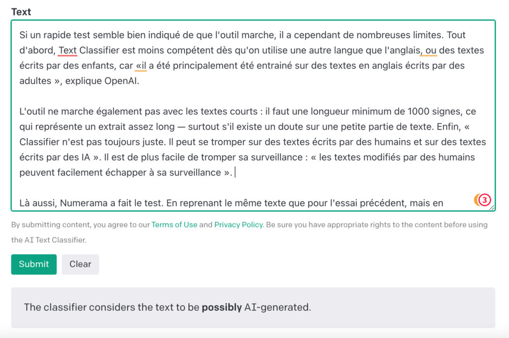 Suis-je vraiment humaine après tout ? // Source : Capture d'écran Numerama 