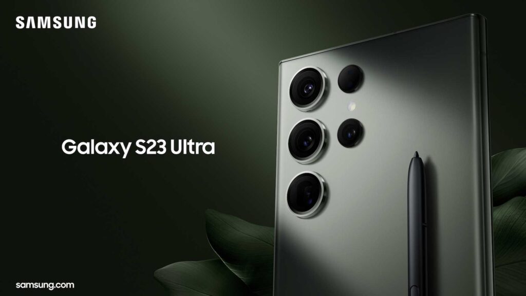 Le Galaxy S23 Ultra // Source : Samsung.