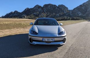 La Hyundai Ioniq 6 // Source : Raphaelle Baut pour Numerama