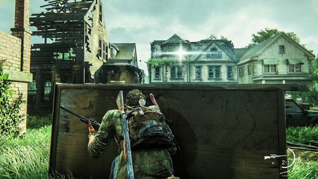 Joel contre le sniper dans le jeu. // Source : Naughty Dog