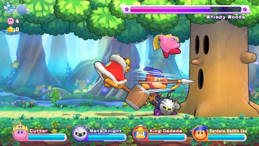 Kirby's Retunr to Dream Land Deluxe peut se jouer à 4 joueurs // Source : Nintendo
