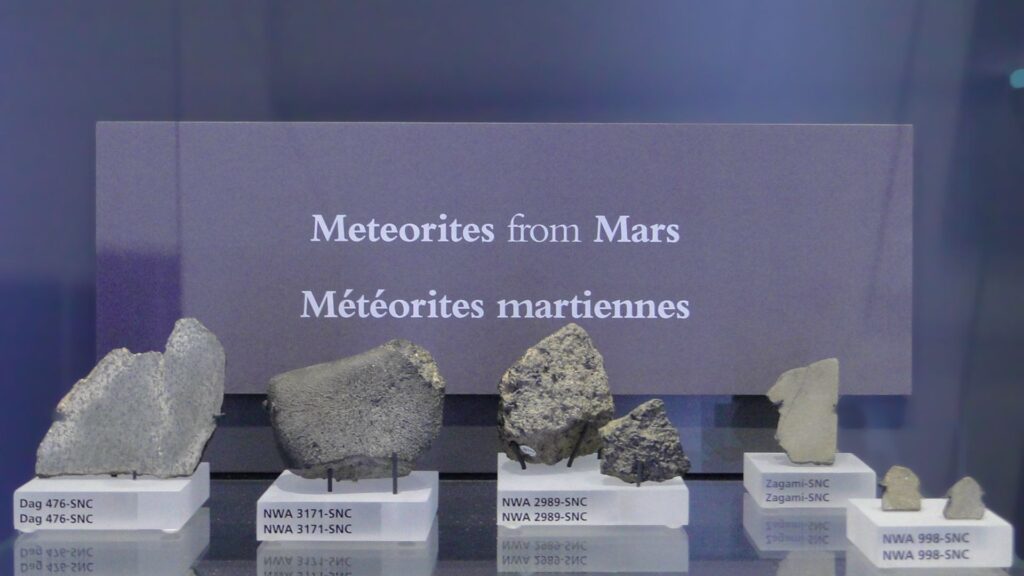 Des météorites martiennes. // Source : Flickr/CC/Maia C