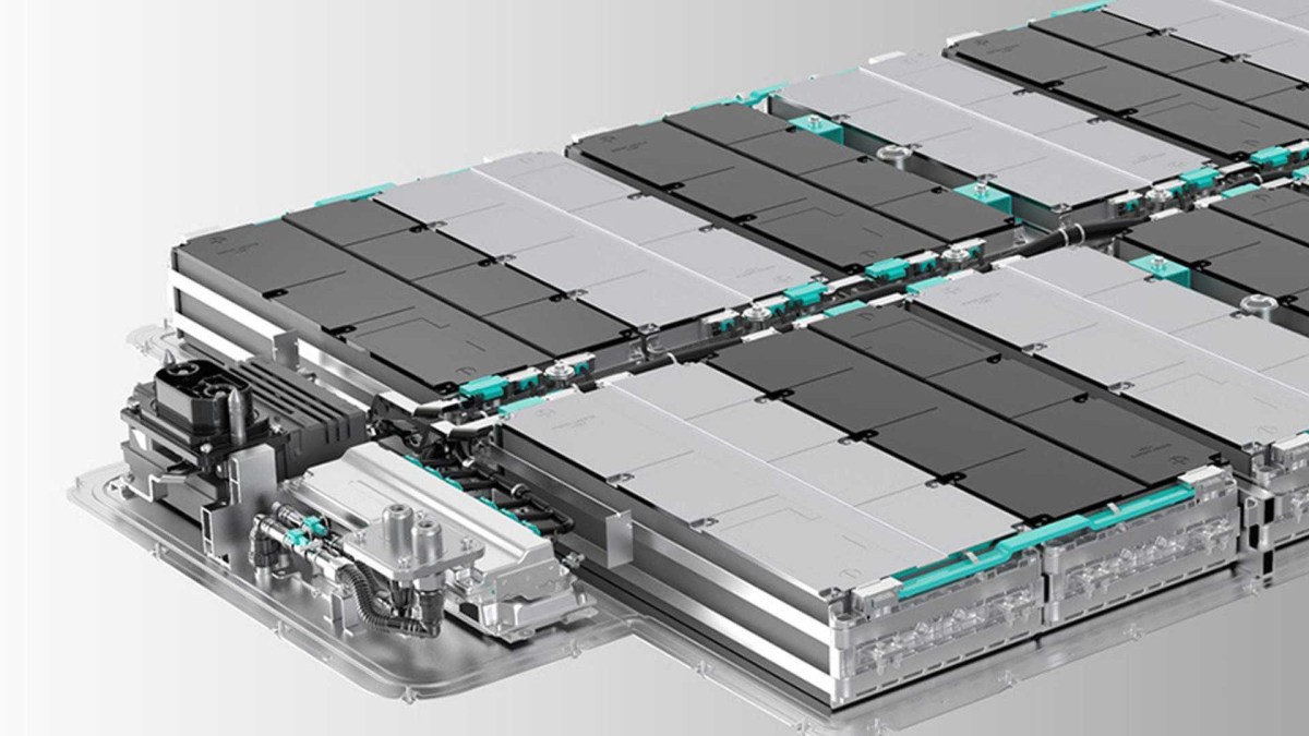 NIo CATL battery pack 100 kWh // Source : Nio