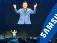 TM Roh, le patron de la division mobile de Samsung, lors de l'annonce des Galaxy S20 en 2020. // Source : Numerama