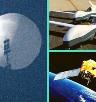 Le ballon présente d'autres avantages aux drones et aux satelllites. // Source : Chase Boak / US Navy / Nasa