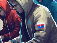 Des hacktivistes russes s'attaquent à des sites au hasard. // Source : Midjourney