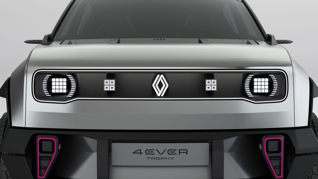 Calandre du concept Renault 4ever // Source : Renault