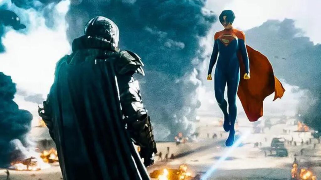 Supergirl face à Zod dans Flash. // Source : Warner/DC