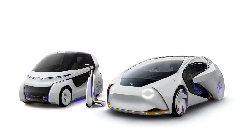 Very nice electric mobility concepts by Toyota // Source: Toyota