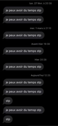 Le "temps" demandé par une fille à son père qui a limité son temps d'écran // Source : linkedin